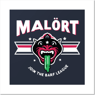 Malort: Join the Barf League - Cat Posters and Art